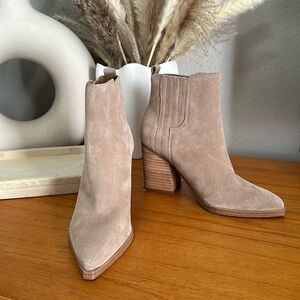 Marc Fisher Genuine Suede Booties